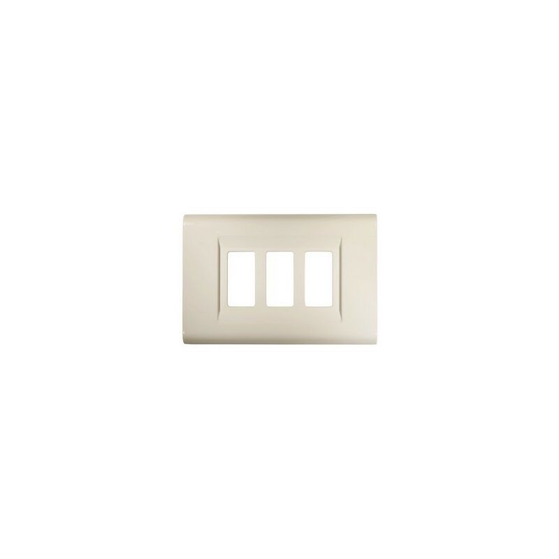 foto del prodotto feb elettrica placca click col. bianco 3 posti feb elettrica 50 pz