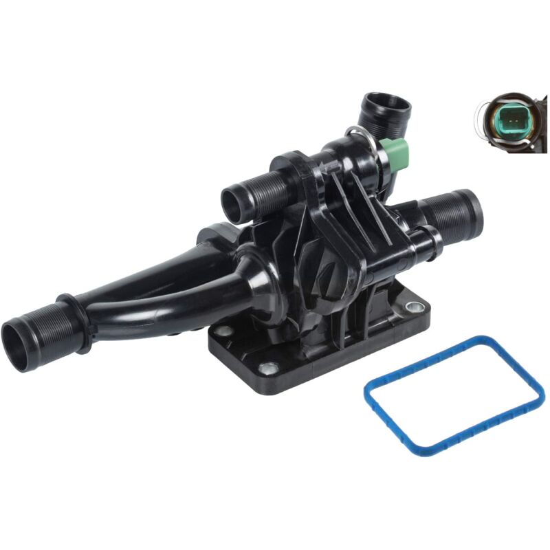 foto del prodotto febi bilstein 36173 termostato con alloggiamento, guarnizione e interruttore termico, 1 unit 