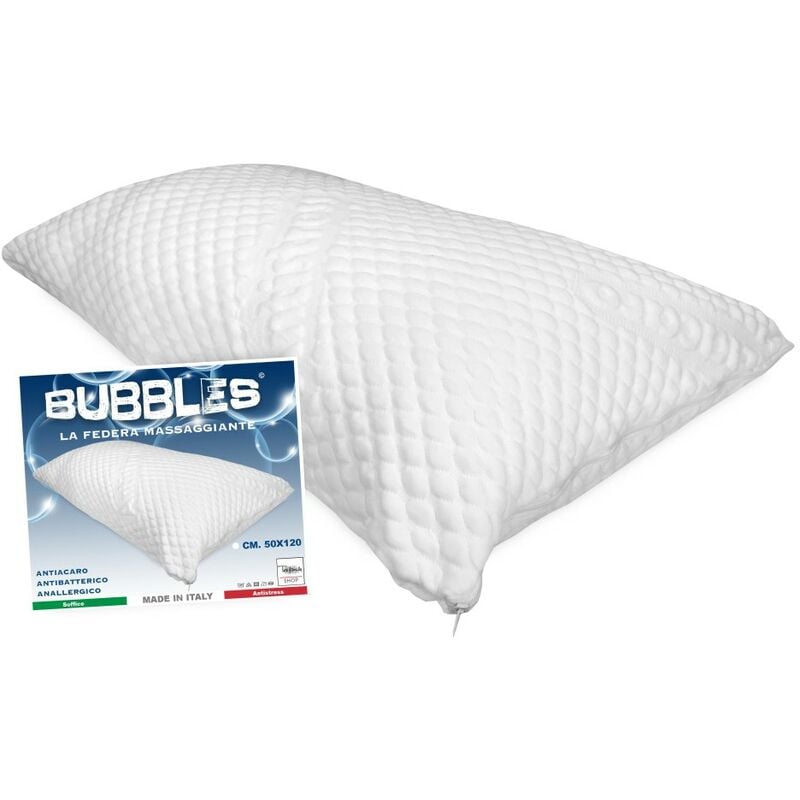 foto del prodotto federa antiacaro anallergica massaggiante 1 piazza e mezza con cerniera cm. 50x120 misura francese