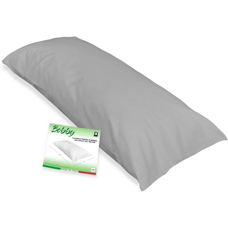 immagine 0 del prodotto federa bobby una piazza e mezza misura cm. 55 x 140 grigio