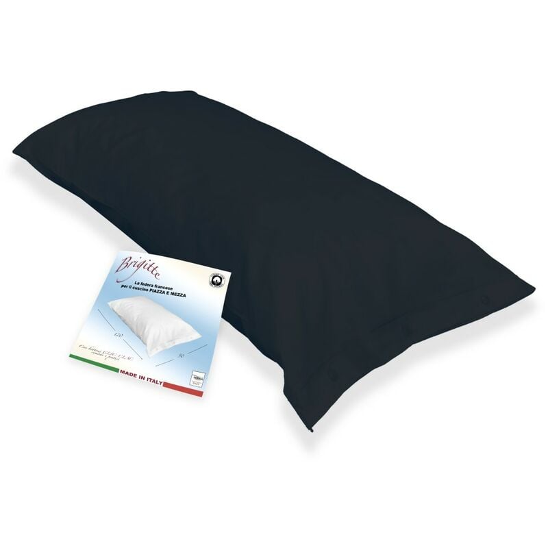 foto del prodotto federa brigitte una piazza e mezza misura francese clic clac cm. 50 x 120 con sacco per obl per il lavaggio nero