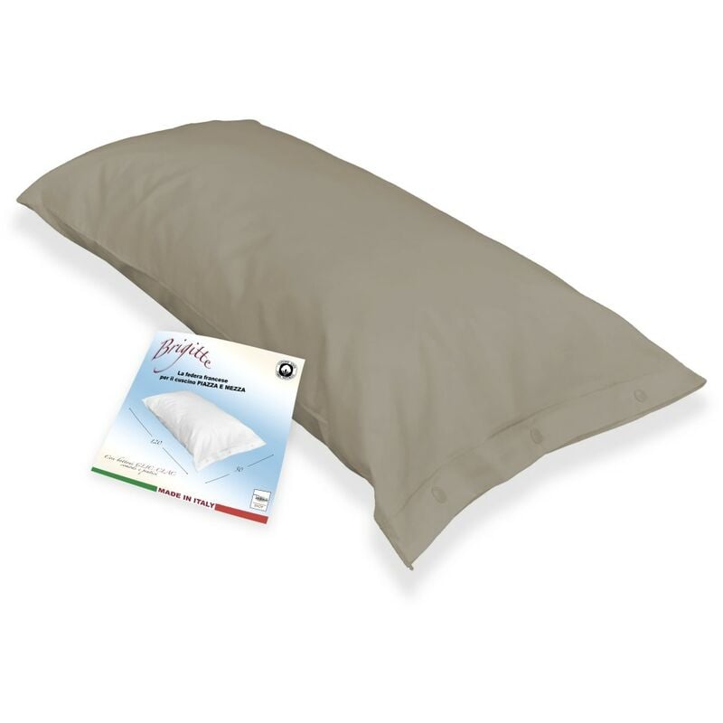 foto del prodotto federa brigitte una piazza e mezza misura francese clic-clac cm. 50 x 120 tortora