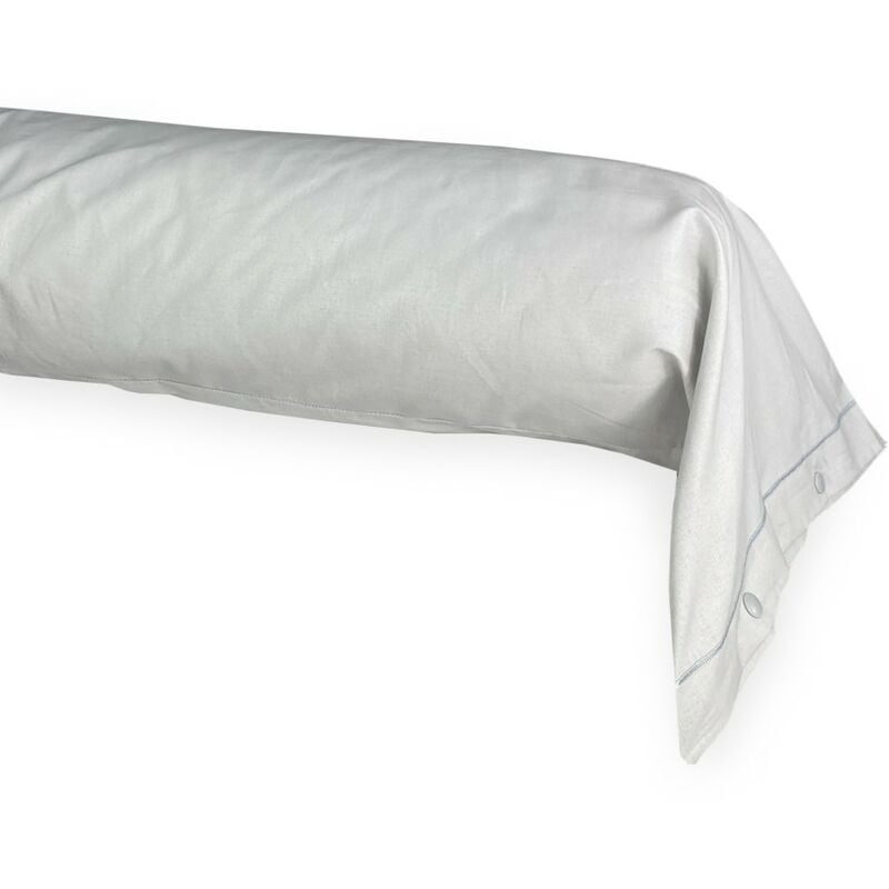 foto del prodotto federa cuscino parigi cilindrica alla francese traversino tubolare made in italy grigio cm. 40x240