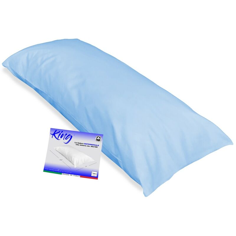 foto del prodotto federa king matrimoniale misura cm. 55 x 180 azzurro