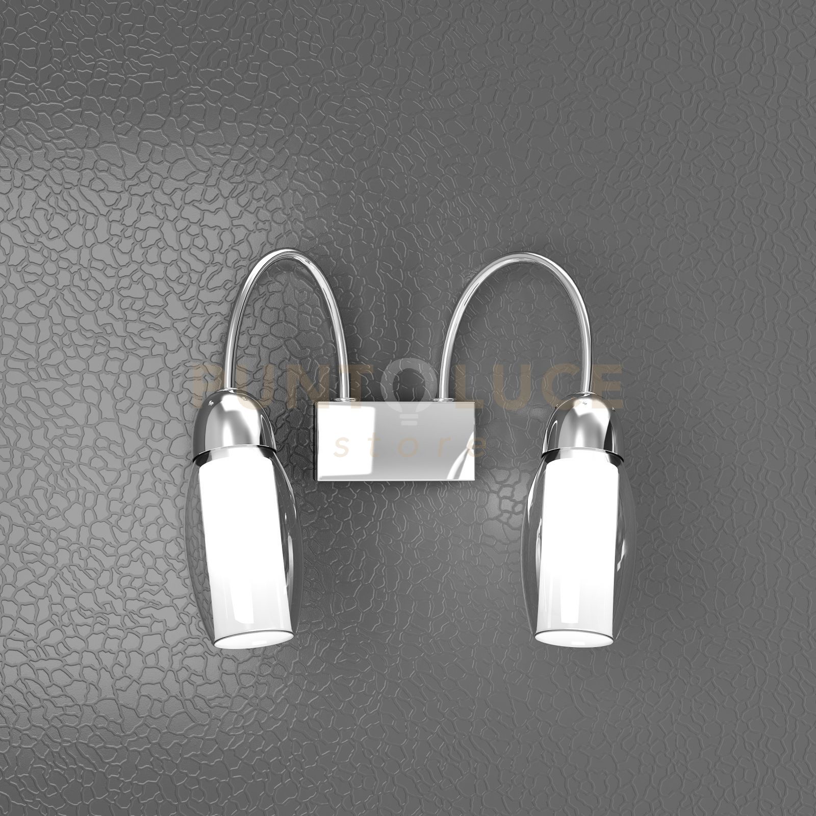 foto del prodotto feeling applique 2 luci vetro a 1011-a2-a