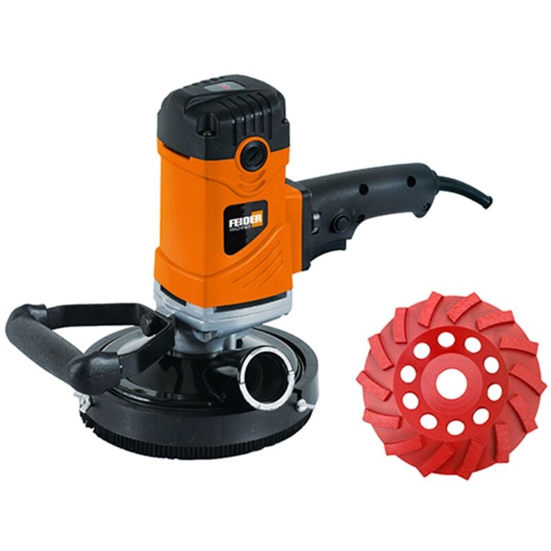 foto del prodotto feider fpb140 levigatrice per calcestruzzo da 1500 w, arancione