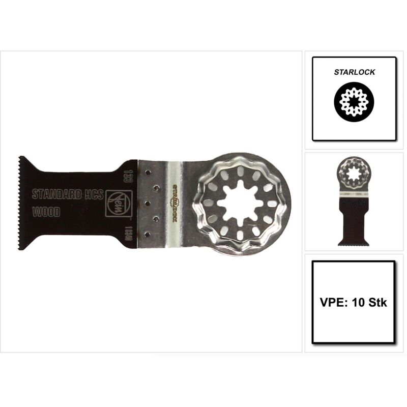 foto del prodotto fein - 63502133240 e-cut standard lama per tagli dal pieno 35 mm 10 pz.