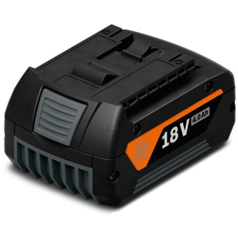 foto del prodotto fein batteriade agli ioni di litio gba 18v 4,0ah, con de indicatore di carica, compatibile con apparecchiature a batteria de 18 v, alloggiamento