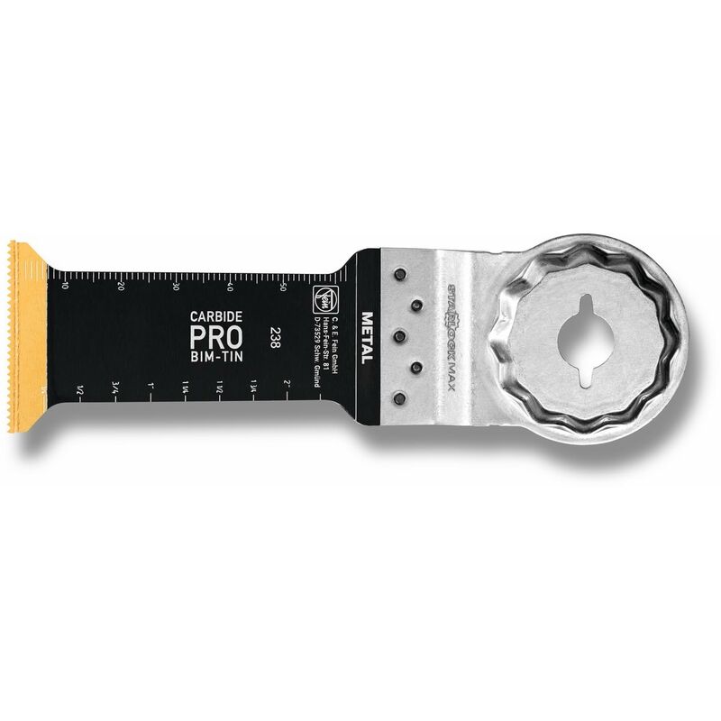 foto del prodotto fein e cut e cut carbidepro, set di 5 lame da taglio, larghezza 32 mm, lunghezza 45 mm, attacco sl, lama da taglio in profondit per materiali duri
