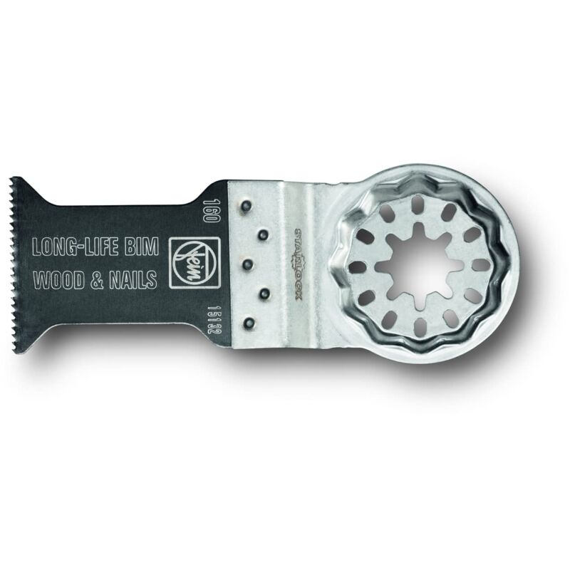foto del prodotto fein e cut long life lama da taglio, conf. 3 pz., larghezza 32 mm, lunghezza 90 mm, attacco starlock max, lama bimetallica con dentatura stretta