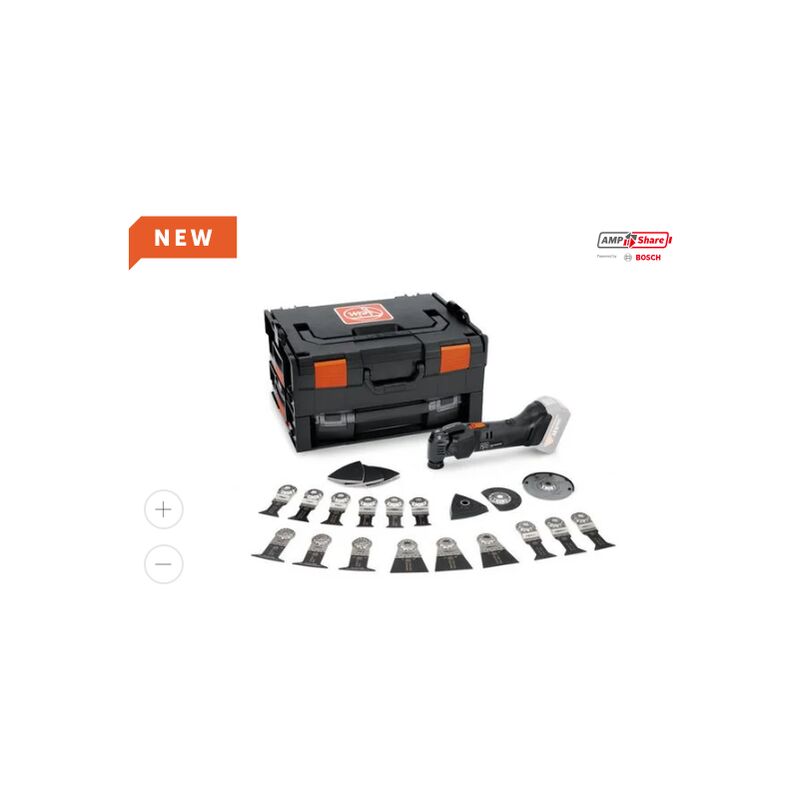 foto del prodotto fein multimaster senza fili amm 500 plus black edition bare tool 30 accessori l boxx 71294262000 