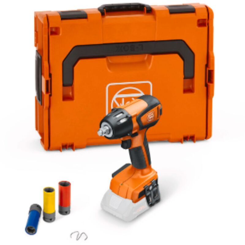 foto del prodotto fein set di avvitatori a impulsi a batteria ascd 18 300 w2 as set pronto all uso senza batteria e caricabatterie