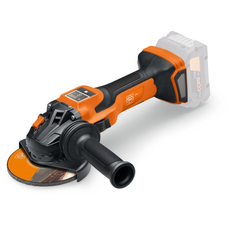 foto del prodotto fein smerigliatrice angolare a batteria 125 mm ccg 18 125 15 as senza batteria e caricabatterie