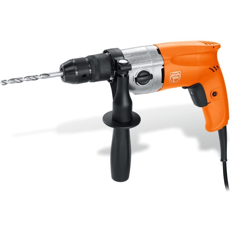 foto del prodotto fein trapano portatile a due velocit per punte fino a 13 mm, bop 13 2, 550 w, rotazione dx sx, attrezzo da lavoro ad alte prestazioni, cavo da 5