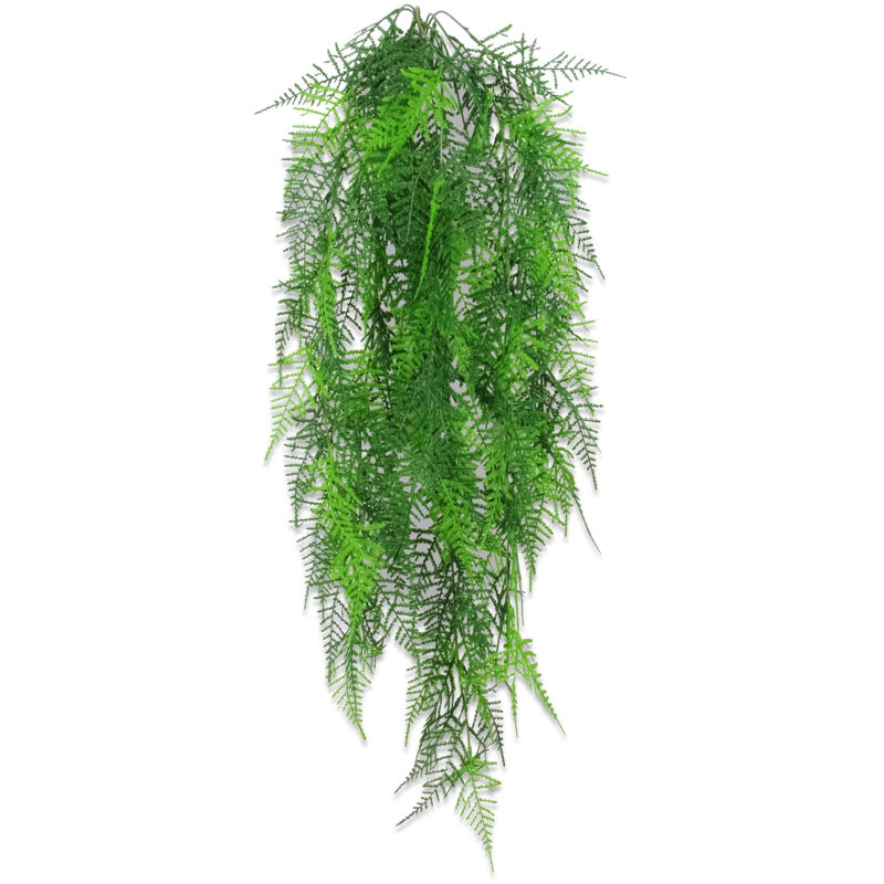 foto del prodotto felce asparagus cespuglio cadente artificiale verde uvr h cm 80