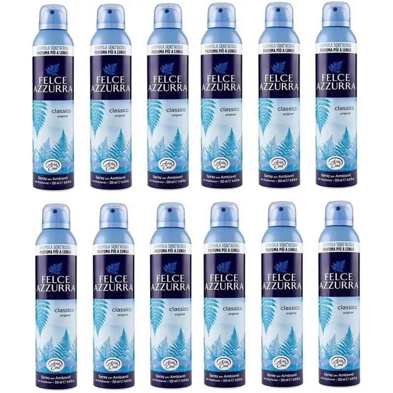 foto del prodotto felce azzurra classico spray per ambienti, talco classico 250 ml profumo fresco