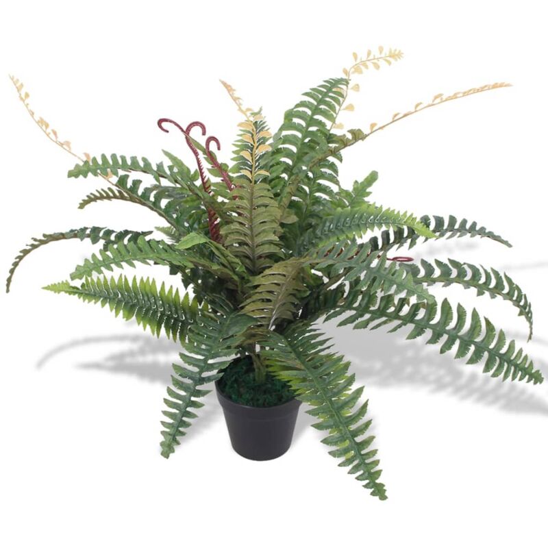 foto del prodotto felce pianta artificiale con vaso 60 cm verde vidaxl