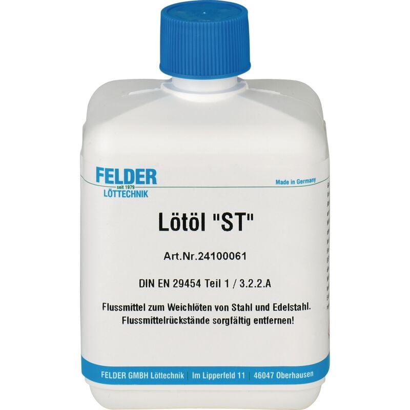 foto del prodotto felder olio per saldatura st flacone da 500 ml din en29454 1