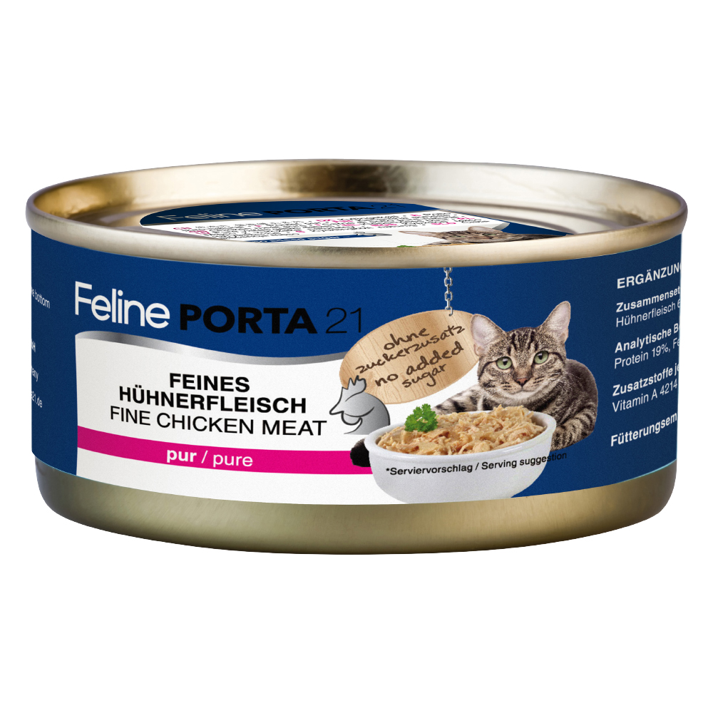foto del prodotto feline porta 21 6 x 156 g pollo al naturale