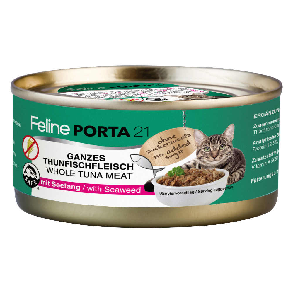 foto del prodotto feline porta 21 6 x 156 g tonno con alga seetang