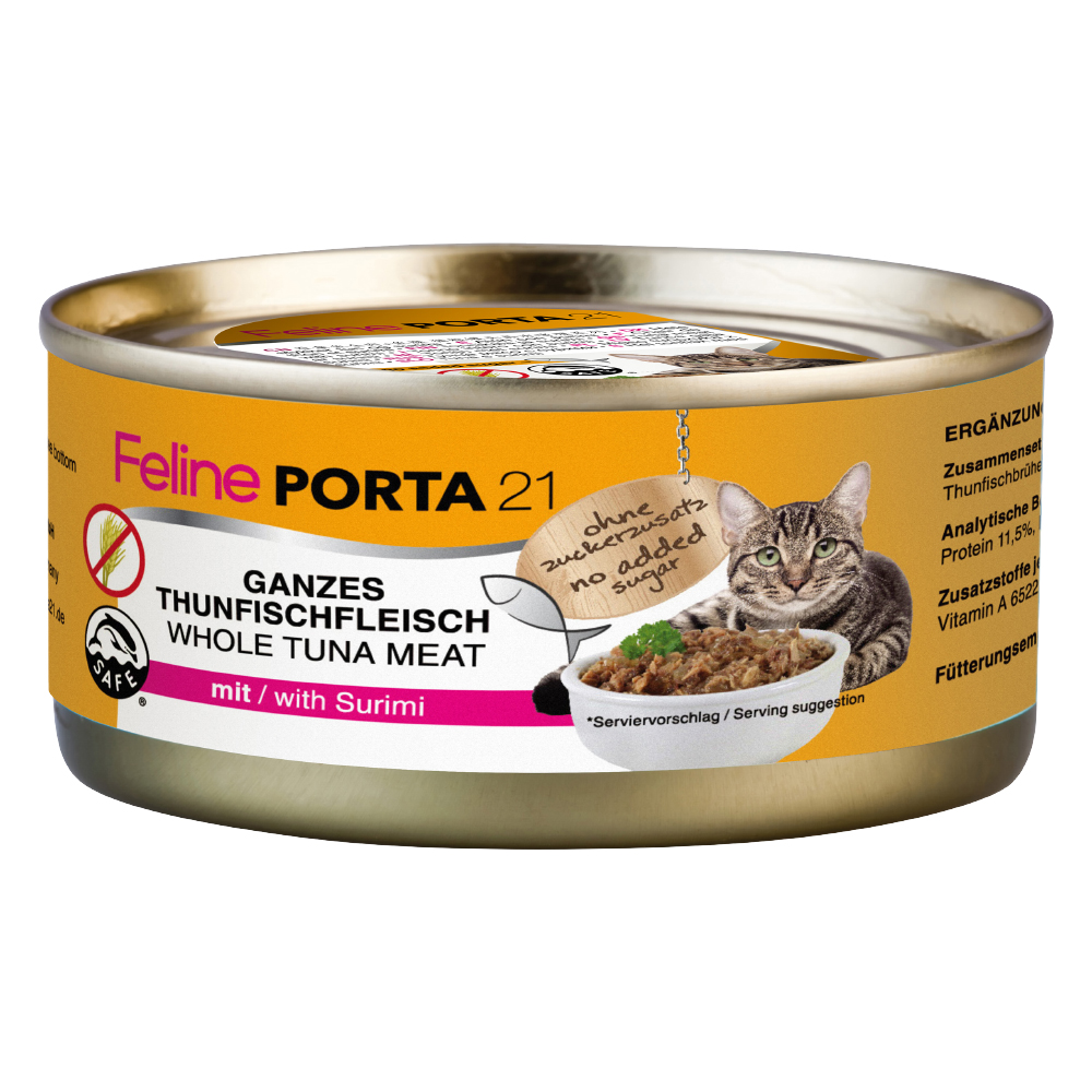 foto del prodotto feline porta 21 6 x 156 g tonno con surimi