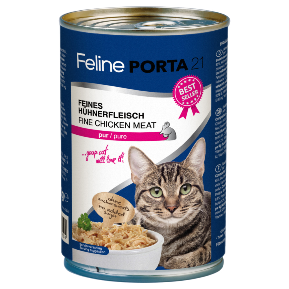foto del prodotto feline porta 21 6 x 400 g pollo al naturale