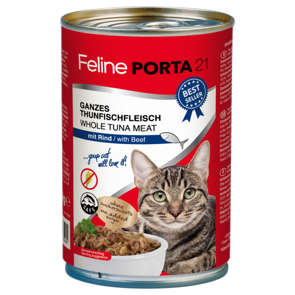 foto del prodotto feline porta 21 6 x 400 g tonno con manzo