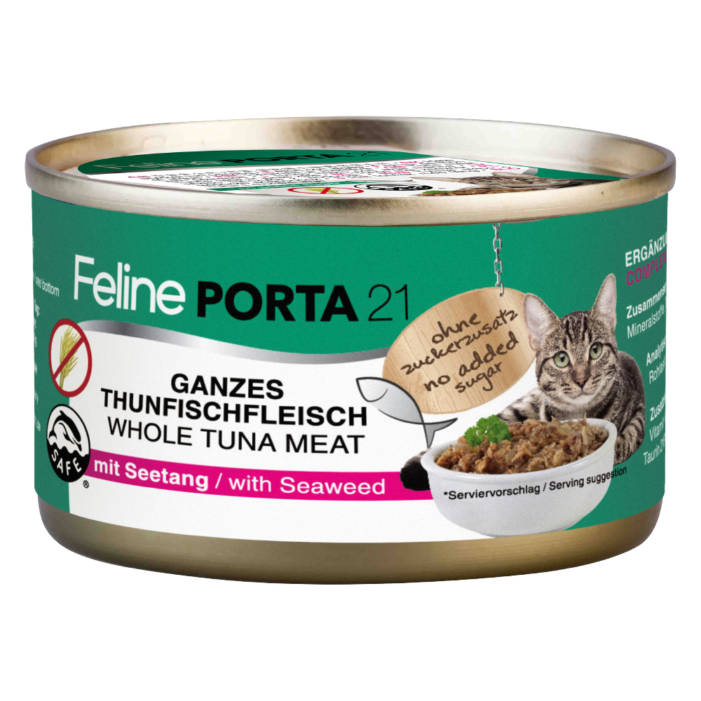 foto del prodotto feline porta 21 6 x 90 g tonno con alga seetang