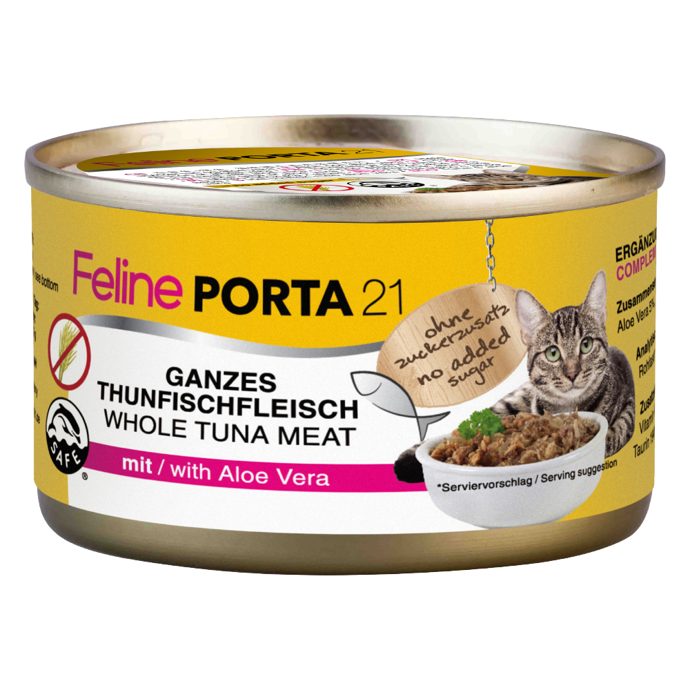 foto del prodotto feline porta 21 6 x 90 g tonno con aloe