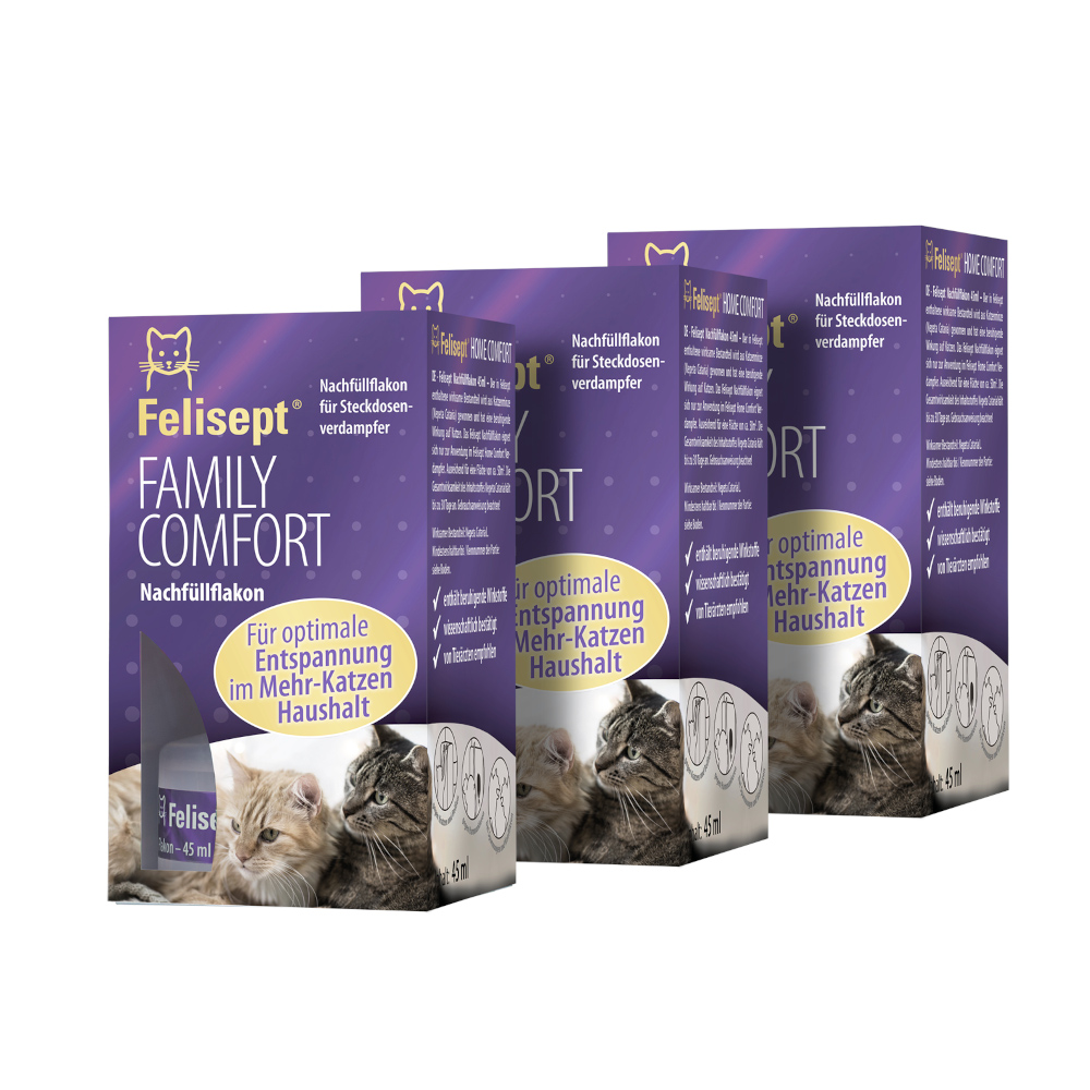 foto del prodotto felisept family comfort ricarica 3 x 45 ml