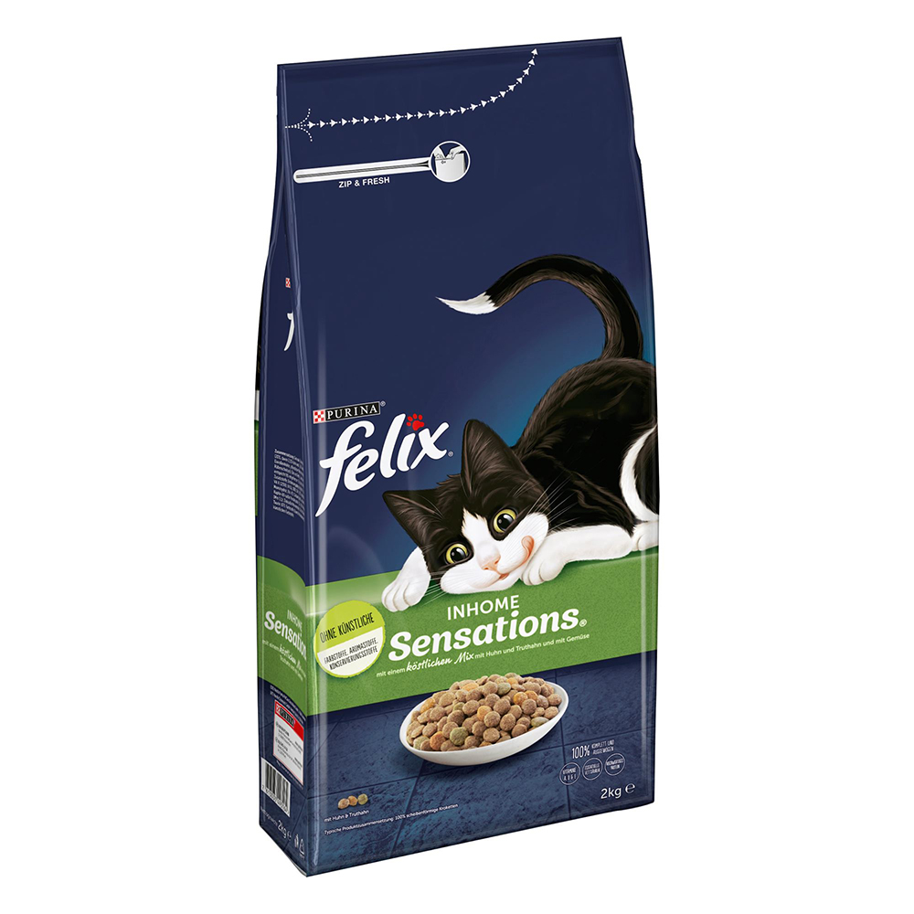 foto del prodotto felix inhome sensations crocchette per gatto 2 kg