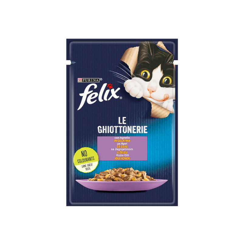 foto del prodotto felix le ghiottonerie per gatto da 85 gr purina