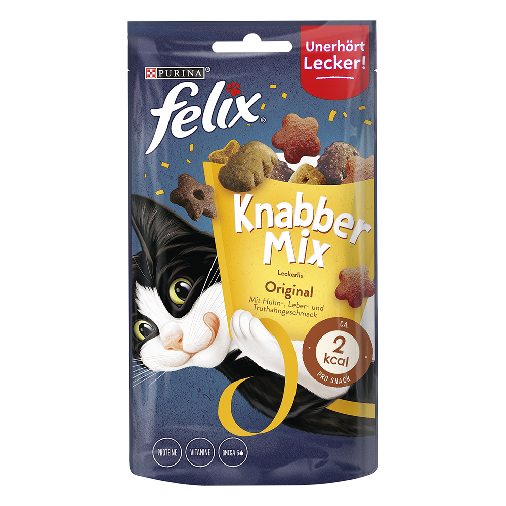 foto del prodotto felix party mix snack per gatti 60 g original