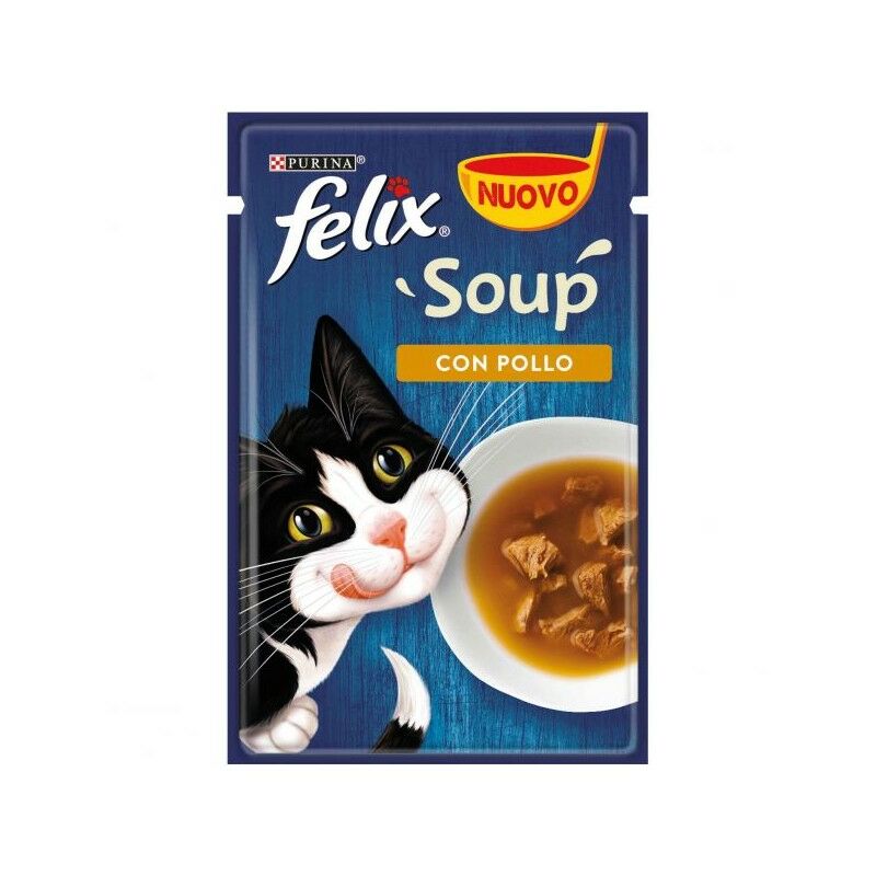 foto del prodotto felix soup pollo 48 gr purina