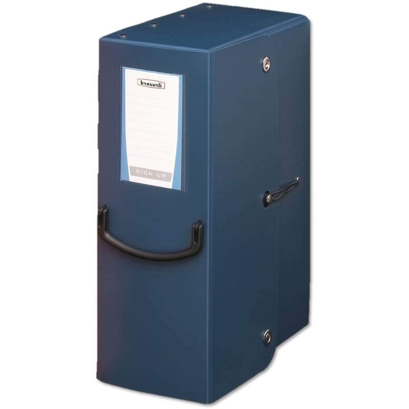 foto del prodotto fellowes 40272 raccoglitore pick up box, dorso 16 cm, blu navy