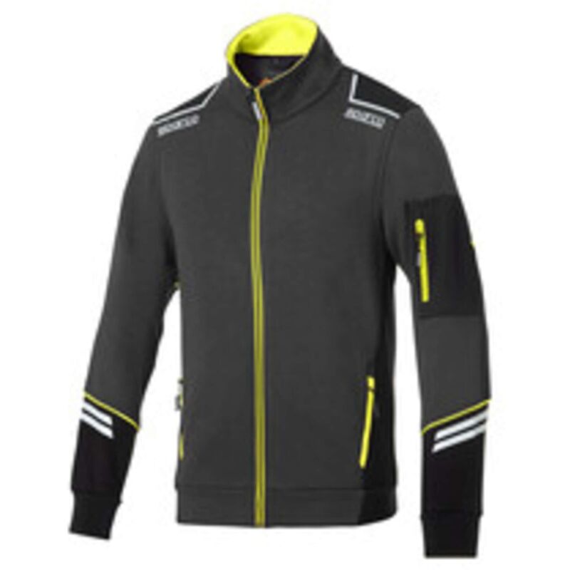 foto del prodotto felpa alabama grey yellow tg s sparco