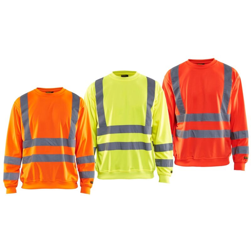 foto del prodotto felpa alta visibilit blaklader 3341 hig vis xxxxl rosso
