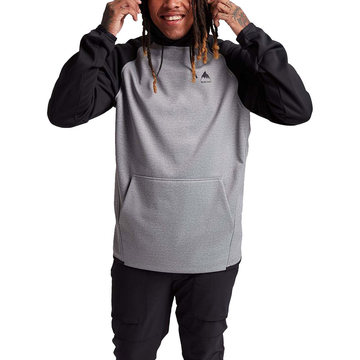 foto del prodotto felpa con cappuccio crown weatherproof