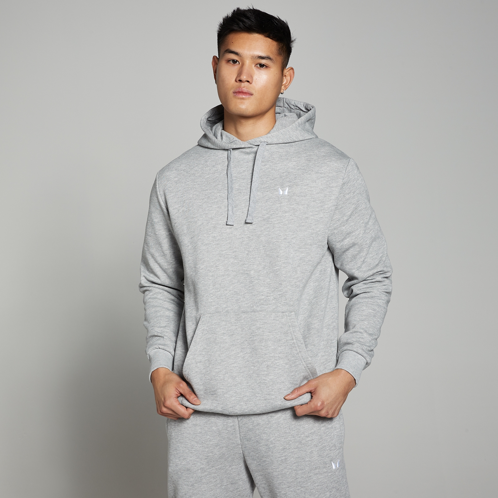 foto del prodotto felpa con cappuccio mp rest day da uomo grigio m lange xxxl