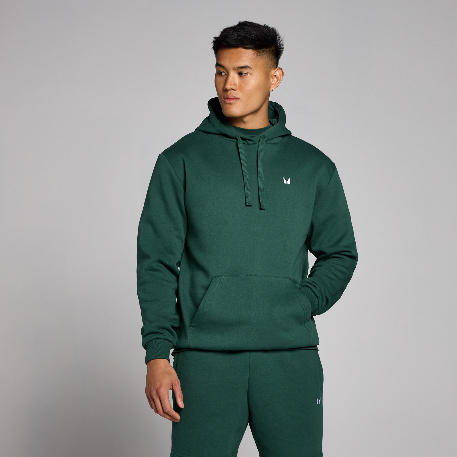 foto del prodotto felpa con cappuccio mp rest day da uomo racing green s