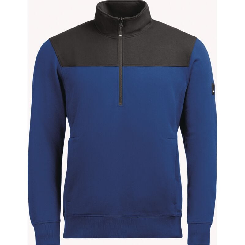 foto del prodotto felpa con zip rob gr.xl blu reale nero