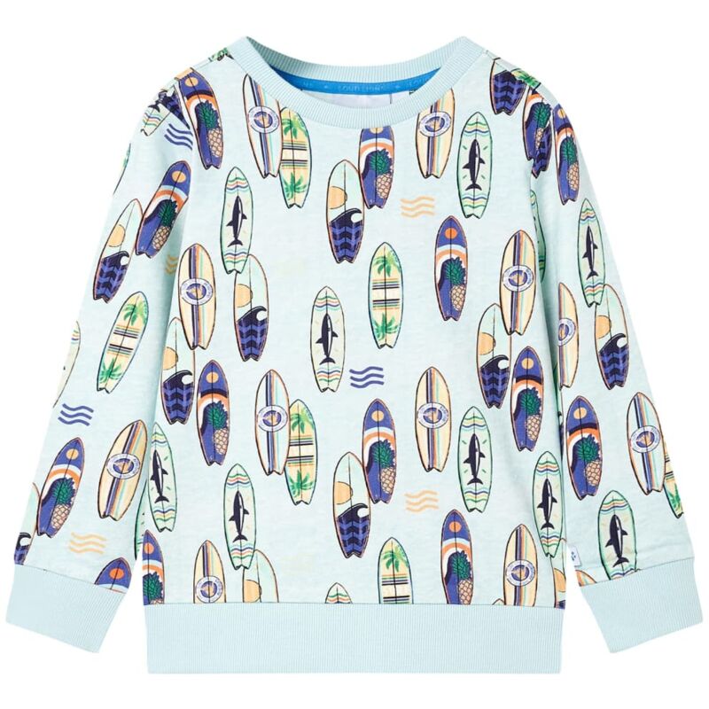 foto del prodotto felpa da bambino blu tenue m lange 116