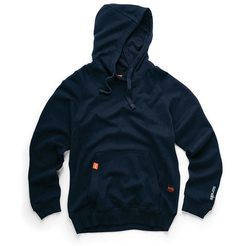 foto del prodotto felpa da lavoro con cappuccio blu eco worker taglia xl