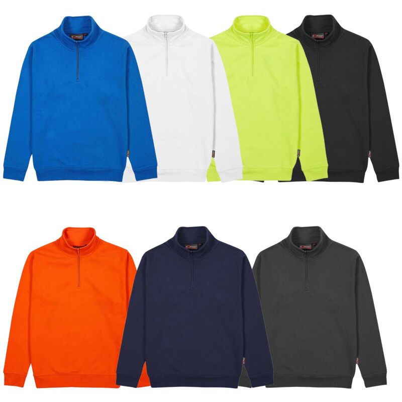 foto del prodotto felpa da lavoro mezza zip u power tautra m blu