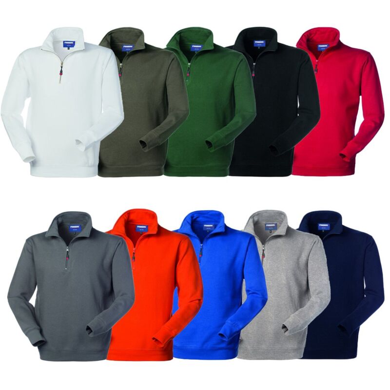 foto del prodotto felpa da lavoro rossini perth mezza zip xl grigio