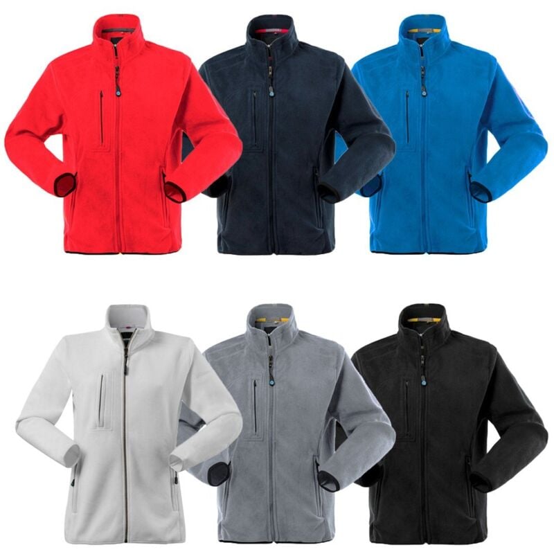 foto del prodotto felpa donna rossini task lady in pile zip lunga xl blu
