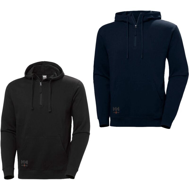 foto del prodotto felpa helly hansen essential 79330 mezza zip l blu