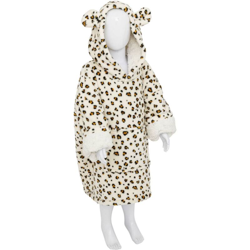 foto del prodotto felpa leopard hiss bambino giallo da 3 a 10 anni atmosphera cr ateur d int rieur