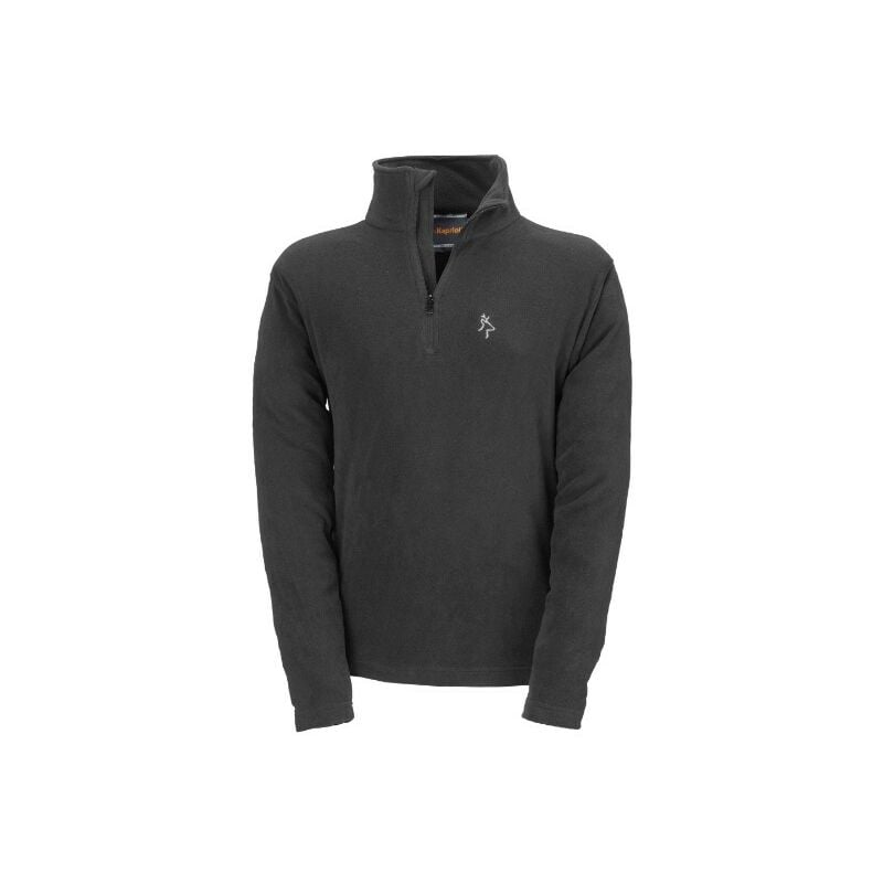 foto del prodotto felpa maglia uomo micropile wolf lavoro mezza zip grigio verde tg.m xxxl kapriol grigio m 