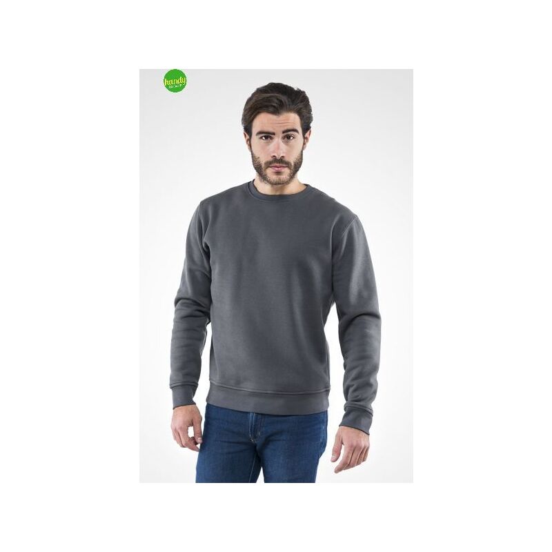 foto del prodotto felpa ring socim sottozero grigio smoke tg l